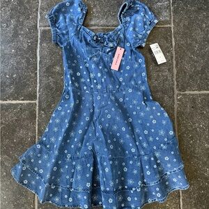 BCBGirls Blue Floral Casual Dress
